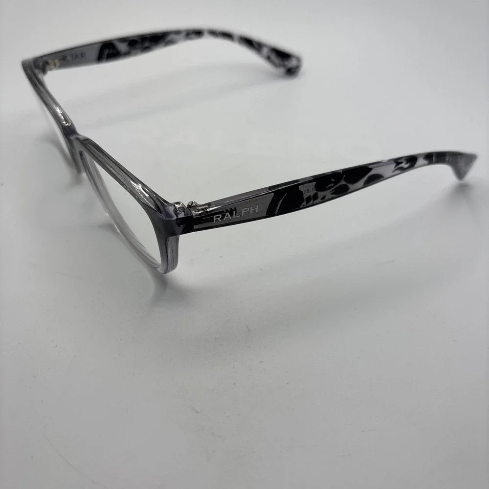 Ralph Lauren Eyeglasses Womens Grey Ombre Floral RA7072 1511 51-18-140mm #C287